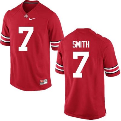 Men's Ohio State Buckeyes #7 Rod Smith Red Nike NCAA College Football Jersey December OCN2644IA